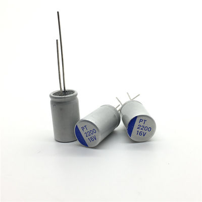 16V2200UF Katı Elektrolitik Kapasitörler Güç Filtresi Kapağı UPL1C222M1016 Düşük ESR Kapasitesi