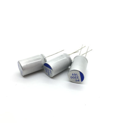 16V2200UF Katı Elektrolitik Kapasitörler Güç Filtresi Kapağı UPL1C222M1016 Düşük ESR Kapasitesi